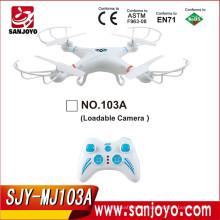 Headless Fly One Key return with 4CH 2.4ghz 6-axis Gyro Rc Quadcopter Drone UFO RTF without camera SJY-MJ-103A